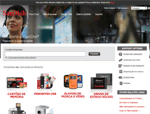 Tablet Screenshot of kb-pt.sandisk.com