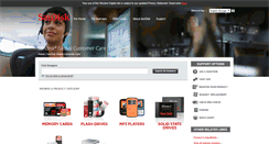 Desktop Screenshot of kb-eu.sandisk.com